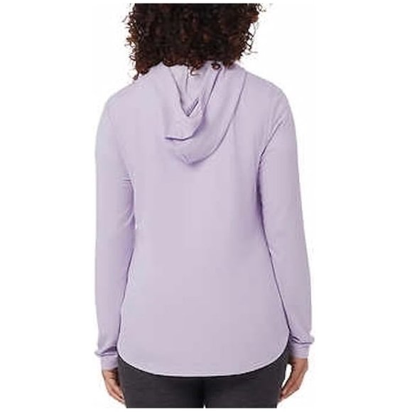 NWT 32 Degrees Women's Full Zip UPF 50 Hoodie Heather Orchid Size XL $50 1A014 - Picture 2 of 2